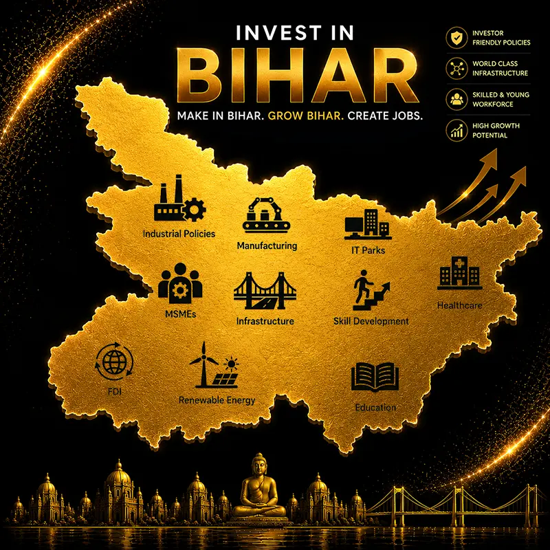 Invest in Bihar Map