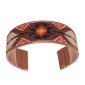 Handcrafted adjustable bracelet — Czech beadwork
