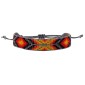 Handcrafted adjustable bracelet — Czech beadwork