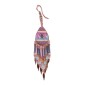 Painted earrings — Czech beadwork