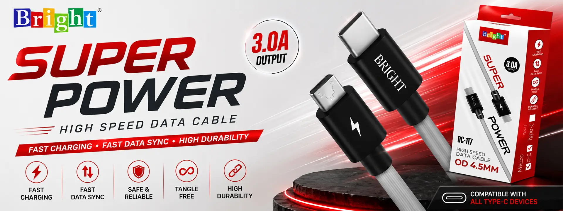 Super Power High Speed Data Cable Budability Manufacturers, Wholesale Suppliers in Delhi, India