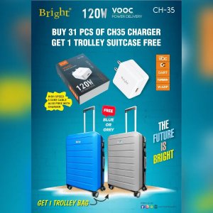 Free Trolley Bag on Charger Bulk Order