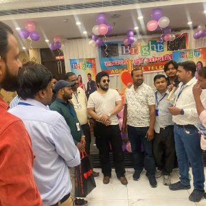 Live Speech at Bright Lucky Draw Event