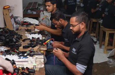 Skilled Technicians at Work