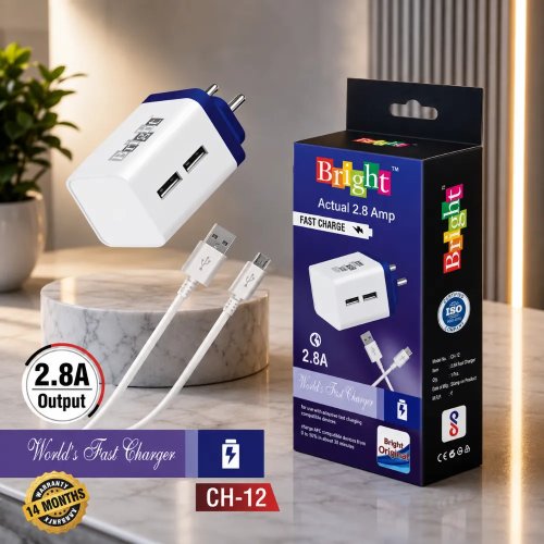 2.8A Fast Wall Charger | Universal USB Power Adapter for All Smartphones Manufacturers, Wholesale Suppliers in Dhanbad