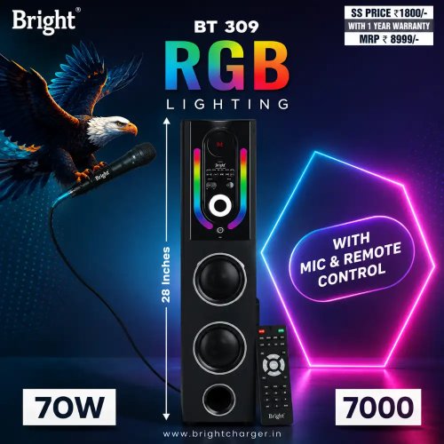 70W RGB Bluetooth Soundbar Speaker with Remote Control Manufacturers, Wholesale Suppliers in Delhi, India
