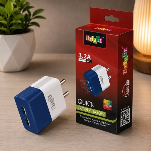 3.2A Fast Charger | Universal 5V Wall Adapter with Integrated Cable Manufacturers, Wholesale Suppliers in Dhanbad