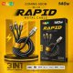 3 In 1 Fast Charging Cable With USB To Type C Micro USB And Lightning Manufacturers, Wholesale Suppliers in Koppal