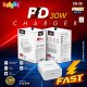30W USB Type C PD Fast Charger Travel Charging Adapter For Smartphones Manufacturers, Wholesale Suppliers in Delhi, India