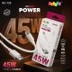 45W Power Master Type-C Fast Charging Cable Manufacturers, Wholesale Suppliers in Lucknow