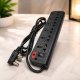 6-in-1 Extension Cord 3.5 Meter Heavy-Duty 3-Pin Extension Board Manufacturers, Wholesale Suppliers in Delhi, India
