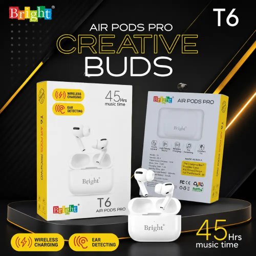 AirPods Style Creative Wireless Earbuds With Bluetooth 5.3 And Fast Charging Manufacturers, Wholesale Suppliers in Delhi, India