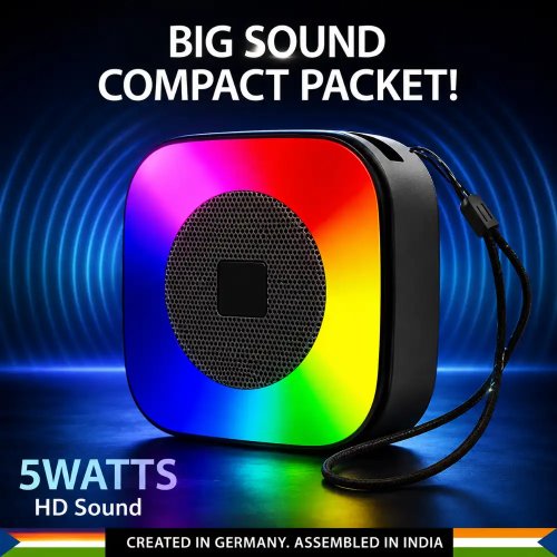 Bright Compact Wireless Speaker 5W HD Sound With Built In Phone Holder Manufacturers, Wholesale Suppliers in Delhi, India