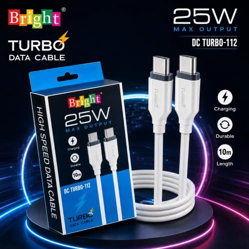 DC-Turbo Braided Fast Charging Data Cable For Type-C And iOS Devices Manufacturers, Wholesale Suppliers in Alappuzha