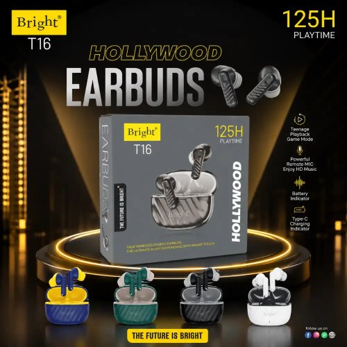 Hollywood TWS Earbuds With 125 Hours Playtime And Bluetooth 5.1 Manufacturers, Wholesale Suppliers in Delhi, India