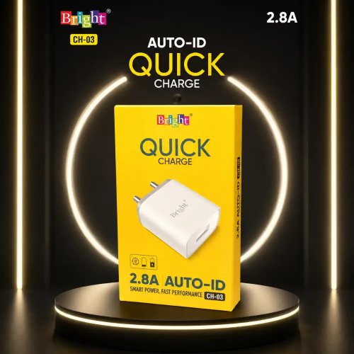 Quick Charge 2.8A USB Adapter Smart Fast Charger For Smartphones And Tablets Manufacturers, Wholesale Suppliers in Delhi, India