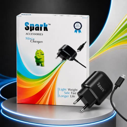 Spark 5 Pin 0.7A Mobile Charger 5V Basic Phone Charging Adapter Manufacturers, Wholesale Suppliers in Budgam