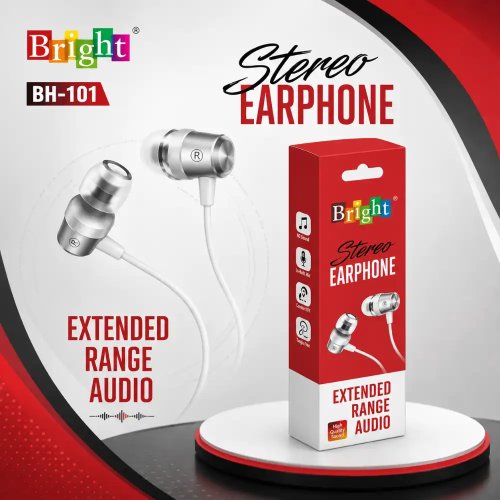 Stereo Wired Handsfree Universal Travel Earphones for Mobile Manufacturers, Wholesale Suppliers in Delhi, India