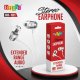 Stereo Wired Handsfree Universal Travel Earphones for Mobile Manufacturers, Wholesale Suppliers in Delhi, India