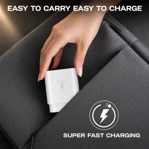 Super Fast Mobile Charger White Easy To Carry Charging Adapter Manufacturers, Wholesale Suppliers in Delhi, India