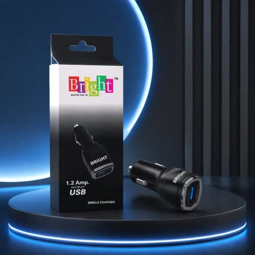 Turbo Dual Port Car Charger 2.4A Fast USB Auto Adapter with Free Micro USB Data Cabl Manufacturers, Wholesale Suppliers in Delhi, India