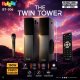 Twin Tower Bluetooth Speaker 150W High-Power Home Audio System with UHF Wireless Mic And RGB Lights Manufacturers, Wholesale Suppliers in Delhi, India