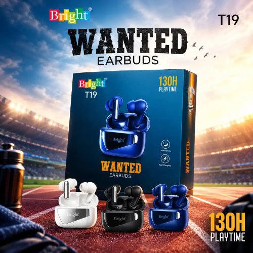 Wanted Series TWS Earbuds With 130 Hours Playtime And Touch Control Manufacturers, Wholesale Suppliers in Delhi, India