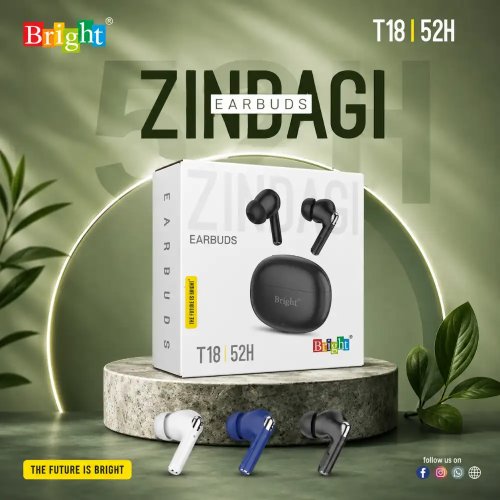 Zindagi TWS Earbuds With 52 Hours Playback And Bluetooth Connectivity Manufacturers, Wholesale Suppliers in Delhi, India