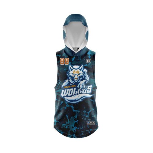 Athletic Sleeveless Hooded Sports Jersey Full Sublimation Team Wear Manufacturers, Wholesale Suppliers Exporters in United States (USA)