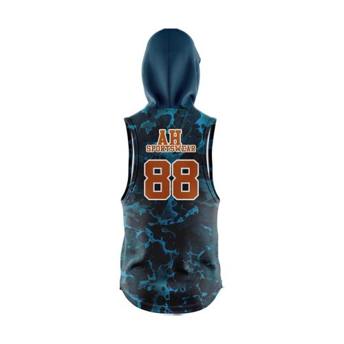 Athletic Sleeveless Hooded Sports Jersey Full Sublimation Team Wear Manufacturers, Wholesale Suppliers Exporters in United States (USA)