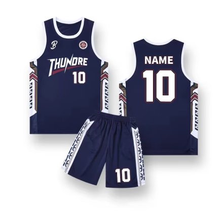 Basketball Team Uniform Custom Polyester Jersey Shorts Set for Clubs Blue Color Manufacturers in Toulouse, Wholesale Suppliers Exporters