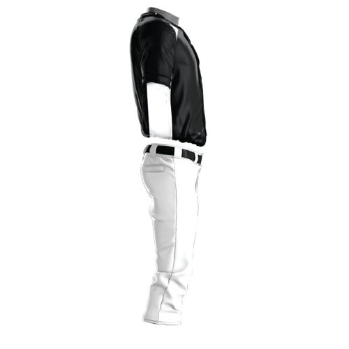 Black White Custom Baseball Uniform Set for Adults with Jersey and Pants Manufacturers, Wholesale Suppliers Exporters in United States (USA)