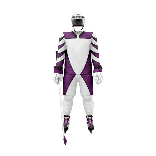 Blue and White Ice Hockey Jerseys Custom Logo Team Uniforms and Amateur Leagues Manufacturers in Leeds, Wholesale Suppliers Exporters