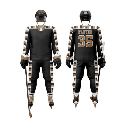 Custom Ice Hockey Teamwear Performance Sports Apparel Black Color Manufacturers in Leeds, Wholesale Suppliers Exporters