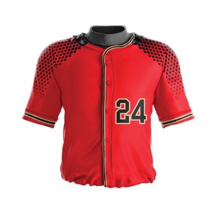 Custom Red and Black Baseball Uniform with Button Jersey and Pants Set Manufacturers, Wholesale Suppliers Exporters in United States (USA)
