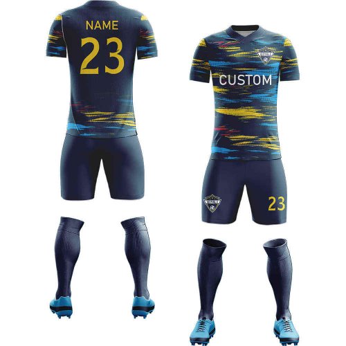 Custom Soccer Team Uniforms Stretchable Breathable And Quick Dry Manufacturers, Wholesale Suppliers Exporters in United States (USA)