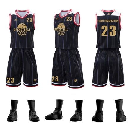 Custom Sublimated Black Basketball Game Uniform with Name Number Team Logo Manufacturers in Toulouse, Wholesale Suppliers Exporters