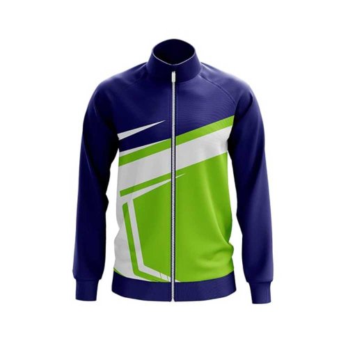 Custom Sublimated Polyester Sports Track Jacket with Full Zip and Stand Collar Manufacturers, Wholesale Suppliers Exporters in United States (USA)