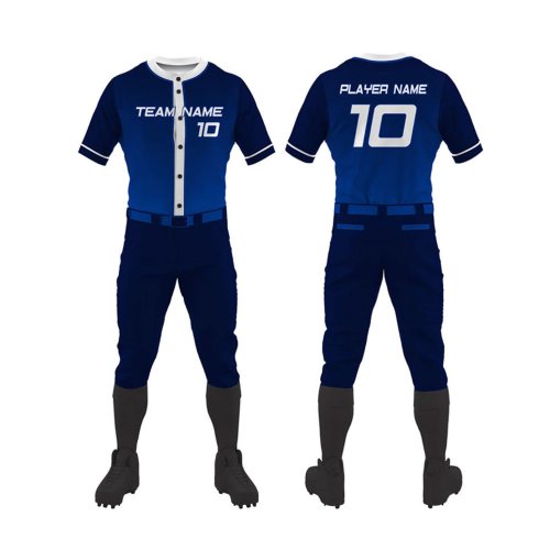 Custom Team Sports Kits Heat Transfer Printed Polyester Uniforms Plus Size Baseball Manufacturers, Wholesale Suppliers Exporters in United States (USA)