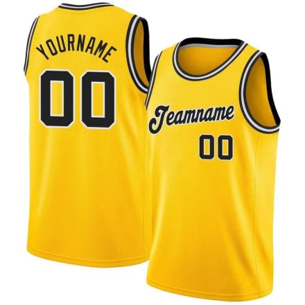 Custom Yellow Basketball Jersey Sleeveless Mesh Team Uniform with Name and No Manufacturers in Toulouse, Wholesale Suppliers Exporters