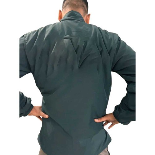 Green Lycra Track Jacket with Stand Collar Full Sleeves Zipper Closure Regular Fit Sports Manufacturers, Wholesale Suppliers Exporters in United States (USA)