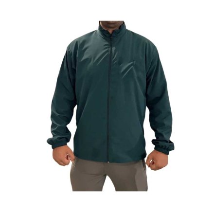Green Lycra Track Jacket with Stand Collar Full Sleeves Zipper Closure Regular Fit Sports Manufacturers, Wholesale Suppliers Exporters in United States (USA)