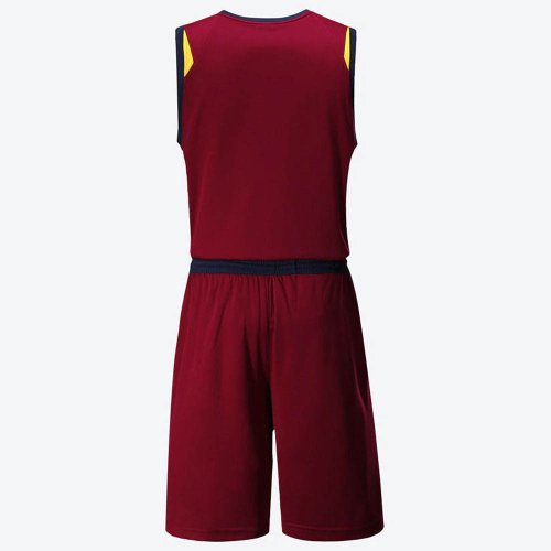 Maroon Navy Blue Yellow Basketball Uniform Premium Breathable Polyester Team Manufacturers in Toulouse, Wholesale Suppliers Exporters