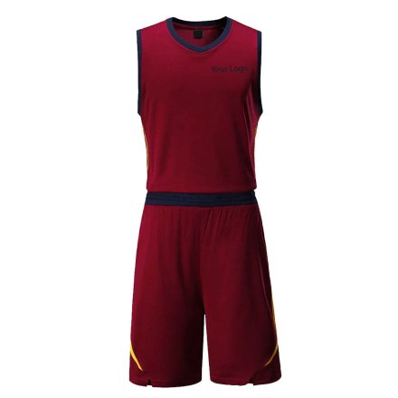 Maroon Navy Blue Yellow Basketball Uniform Premium Breathable Polyester Team Manufacturers in Toulouse, Wholesale Suppliers Exporters