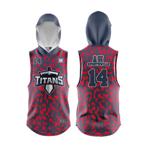 Mens 7 On 7 Football Jersey Premium Polyester Hooded Leopard Print Sportswear Manufacturers, Wholesale Suppliers Exporters in United States (USA)