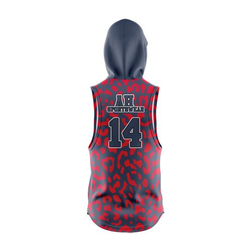 Mens 7 On 7 Football Jersey Premium Polyester Hooded Leopard Print Sportswear Manufacturers, Wholesale Suppliers Exporters in United States (USA)
