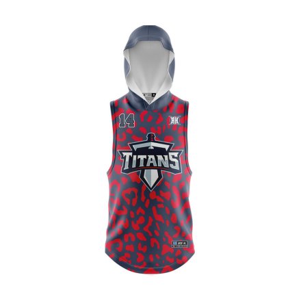 Mens 7 On 7 Football Jersey Premium Polyester Hooded Leopard Print Sportswear Manufacturers, Wholesale Suppliers Exporters in United States (USA)