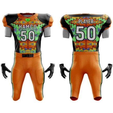 Personalized American Football Jersey and Pants with Tribal Pattern and Custom Team Branding Manufacturers, Wholesale Suppliers Exporters in United States (USA)