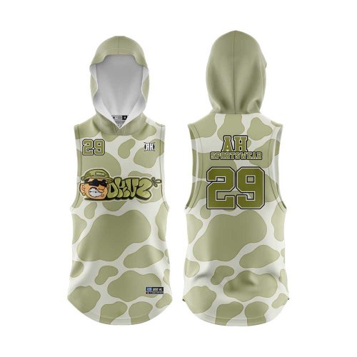Premium 7 On 7 Football Jersey Khaki White Polyester Athletic Sports Apparel Manufacturers, Wholesale Suppliers Exporters in United States (USA)