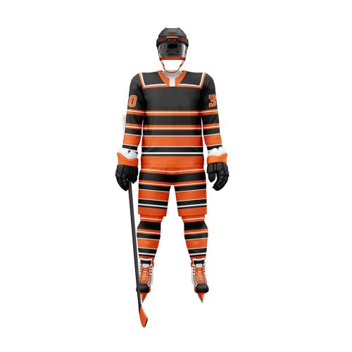 Red and Black Color Professional Ice Hockey Jersey Set Premium Athletic Uniform Manufacturers in Leeds, Wholesale Suppliers Exporters
